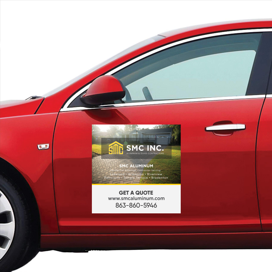 Standard Car Magnets (12" x 18")