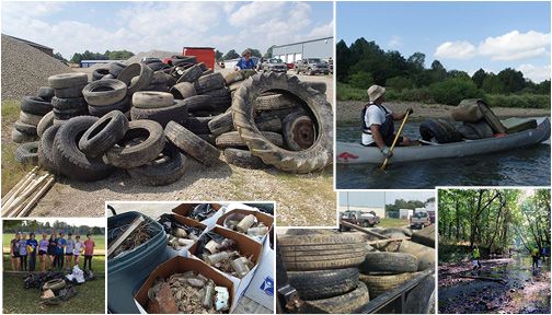 The River Round Up began as a Newark City Litter initiative in 1988 to clean up the Licking River.