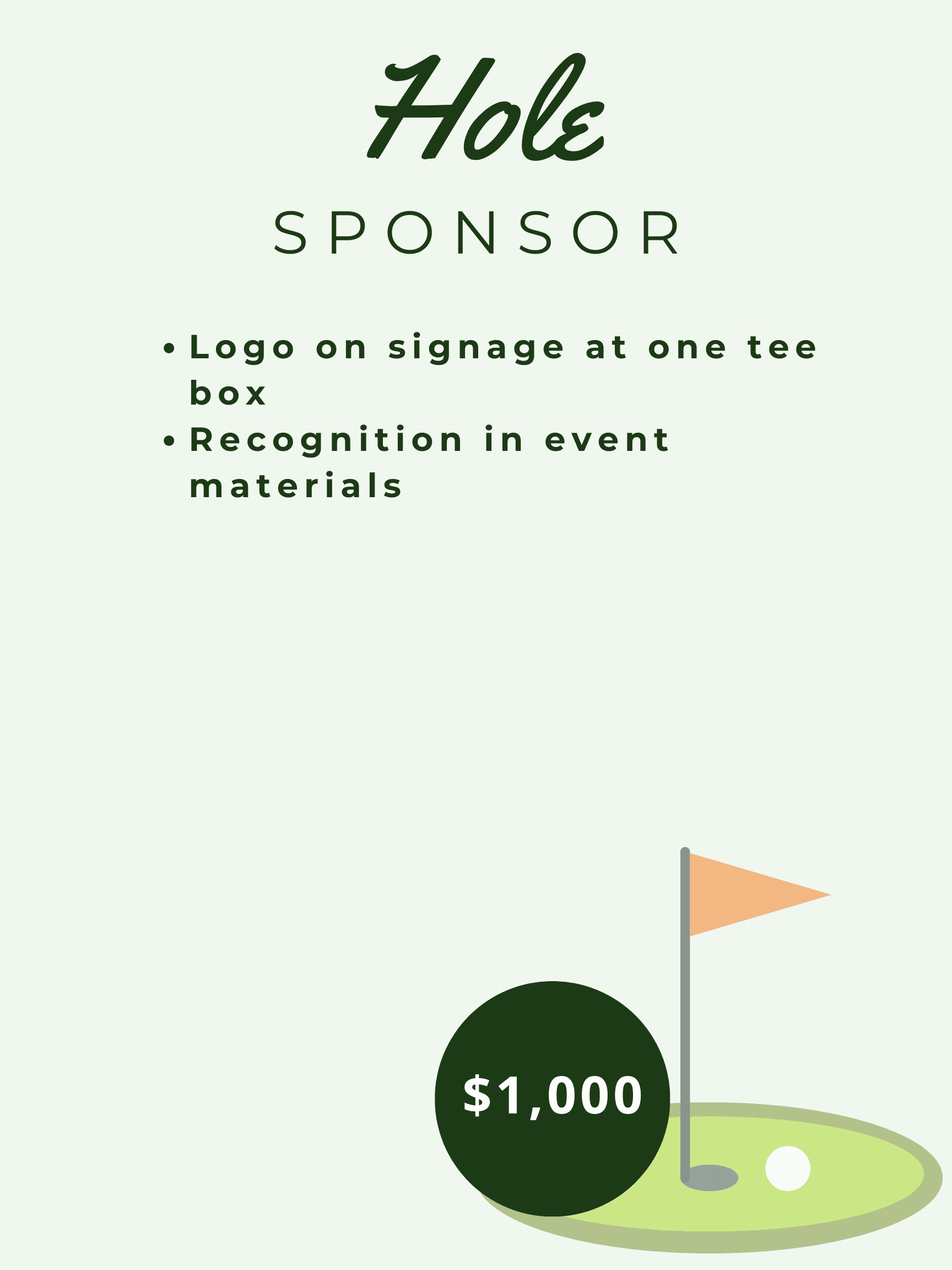 Hole Sponsor
