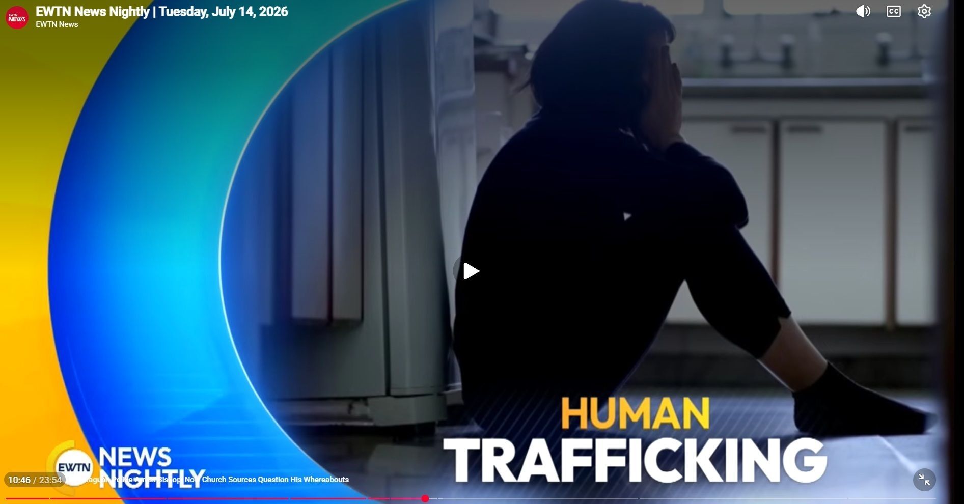 EWTN Nightly News: Human Trafficking