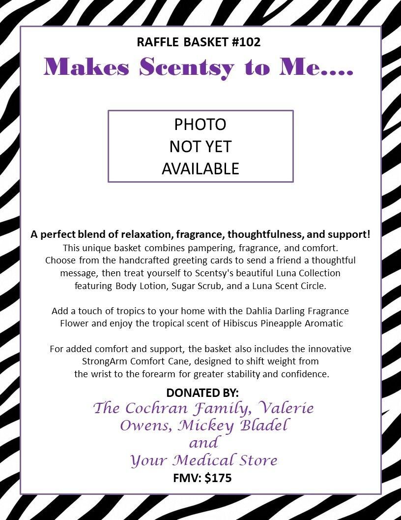 BASKET 102 -- MAKES SCENTSY TO ME.