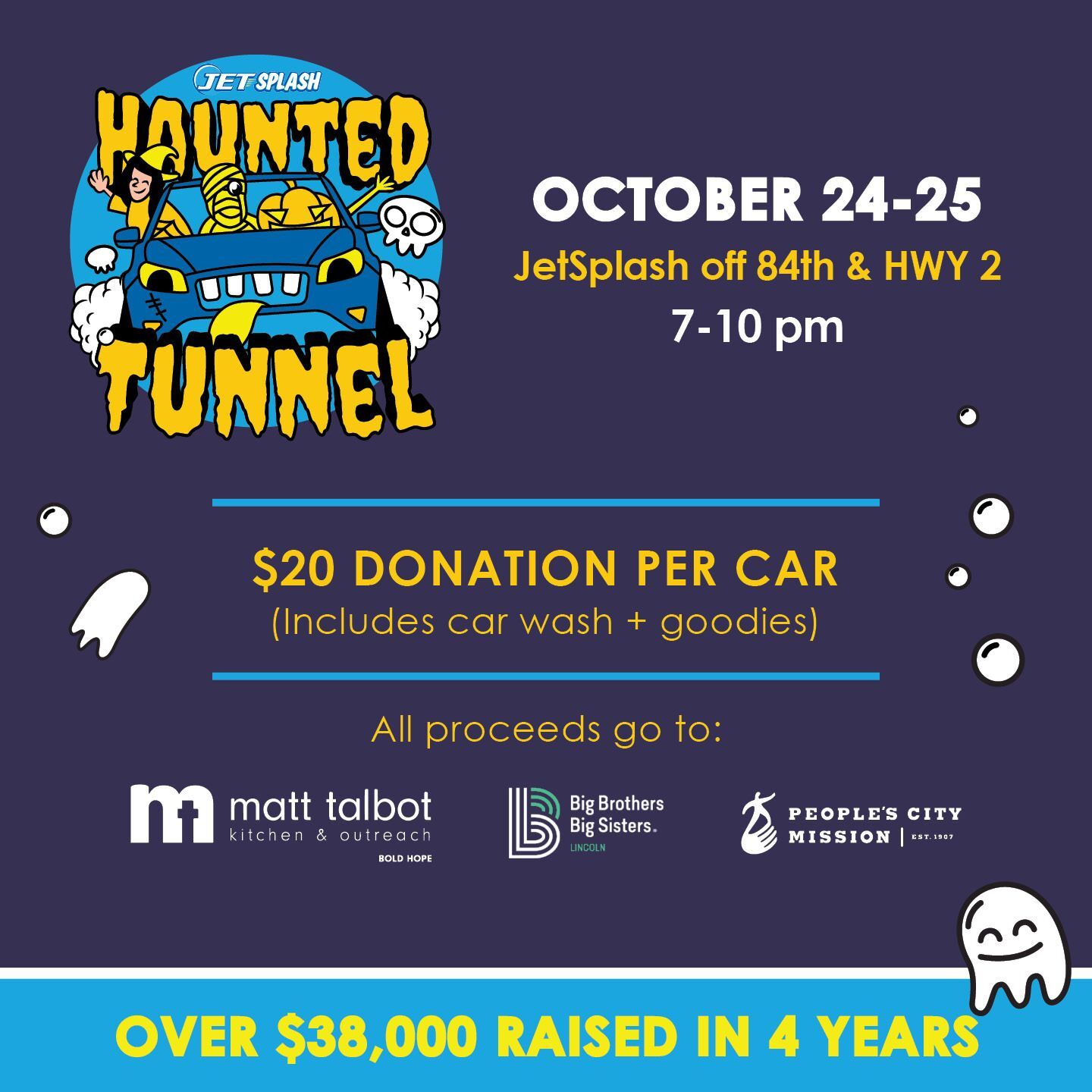 JetSplash Car Wash: Haunted Tunnel