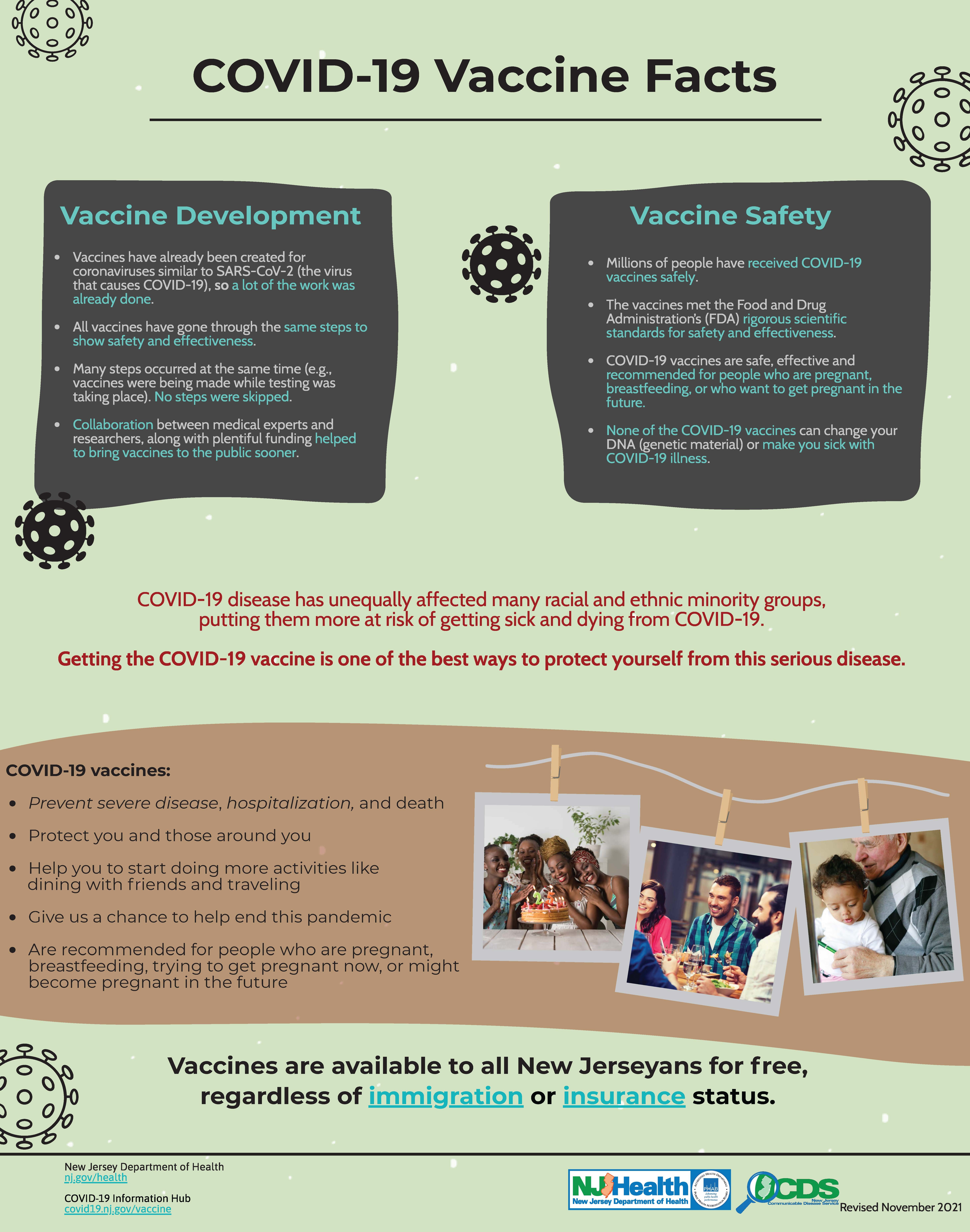 COVID-19 Vaccine Top Concerns flyer