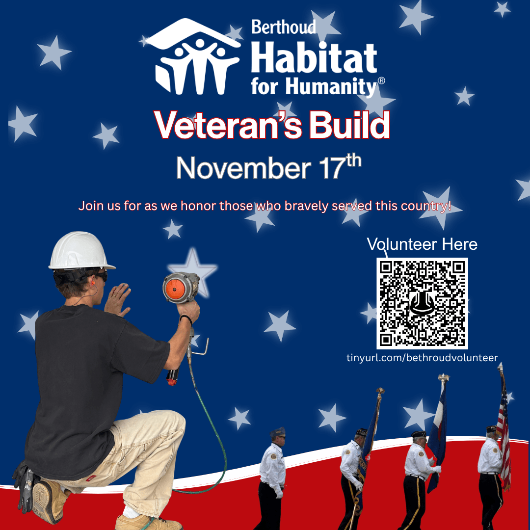 Veteran's Build Flyer