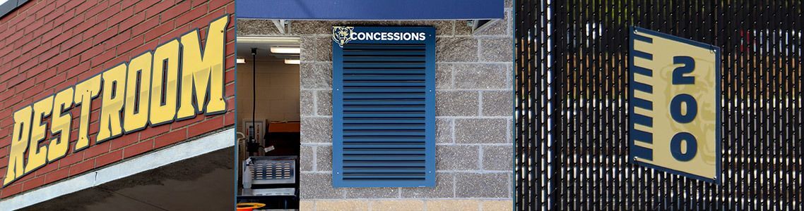 Descon offers your solutions which can continue your branding outdoors via use of aluminum signs.