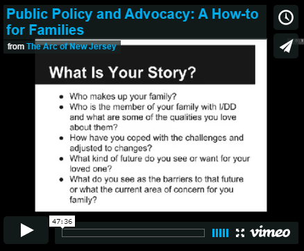Public Policy and Advocacy: A How-to for Families
