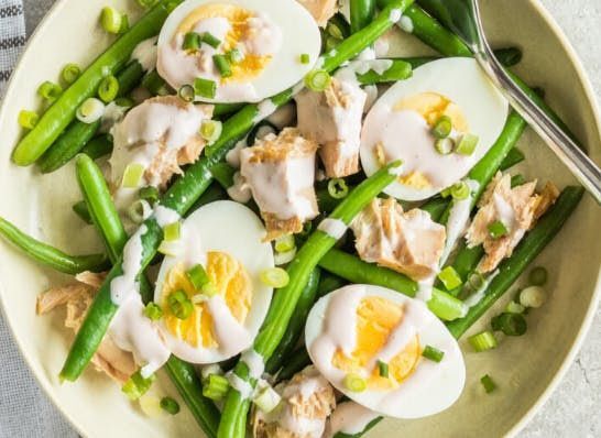 Eggs & Tuna with Green Beans