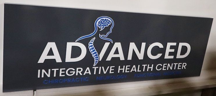 B11192 - Carved HDU Sign for "Advanced Integrative Health Center"