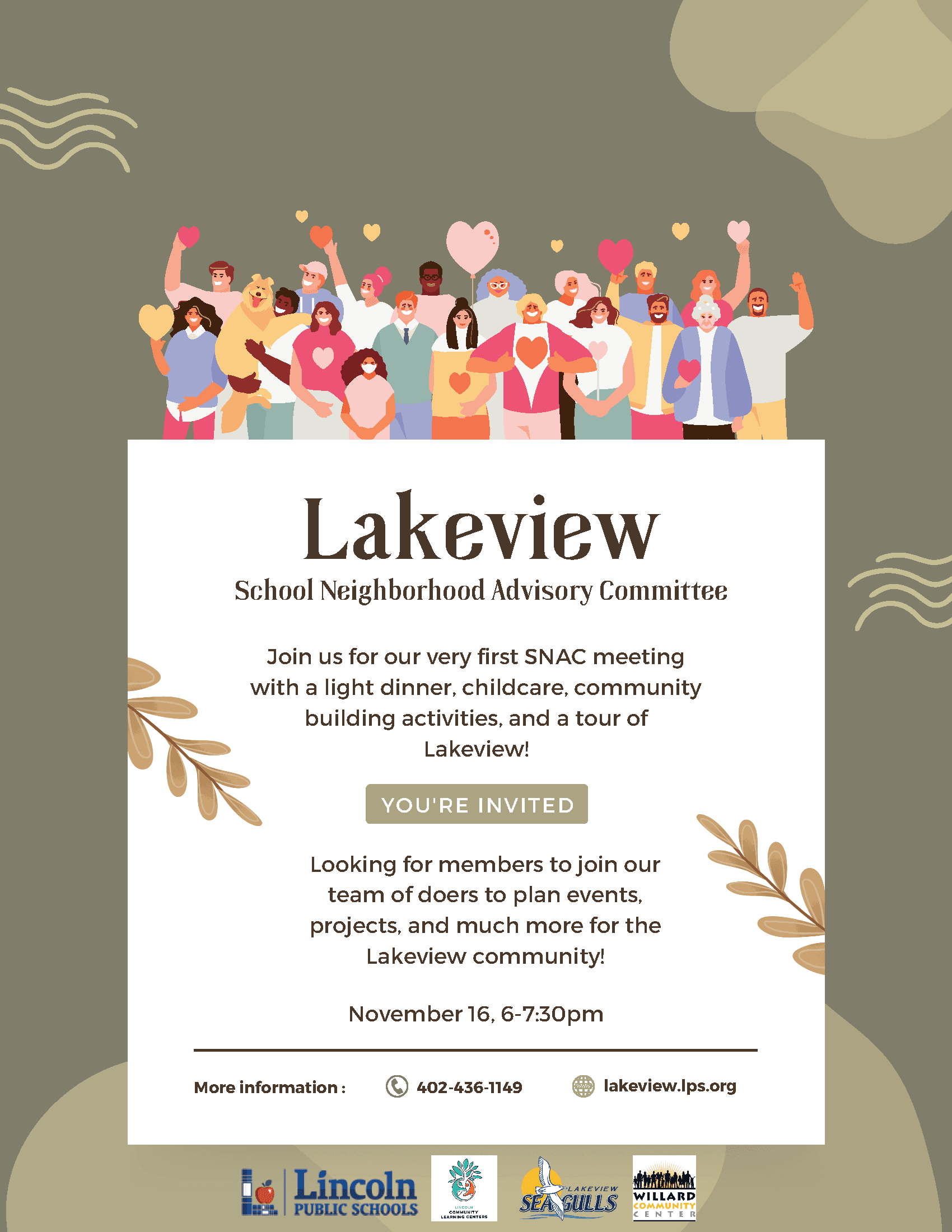 Lakeview School Neighborhood Advisory Committee (SNAC)