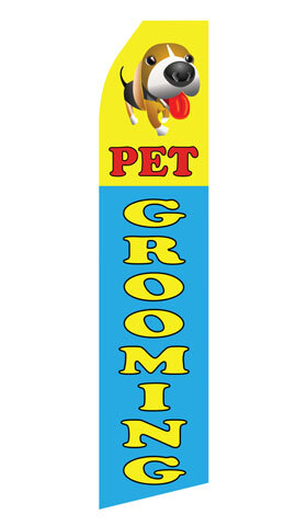 Pet Grooming Econo Stock Flag