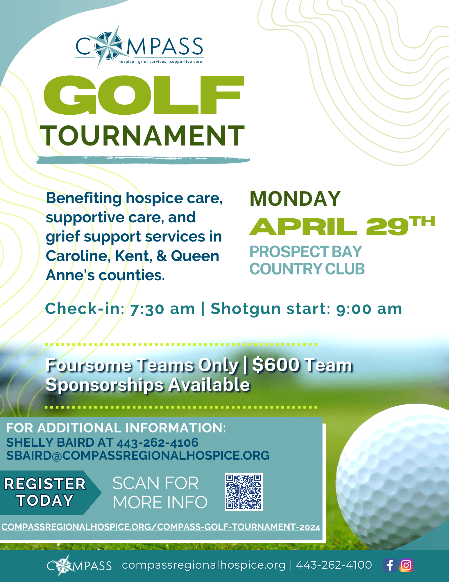 Compass Golf Tournament | April 24, 2024 | Prospect Bay Country Club