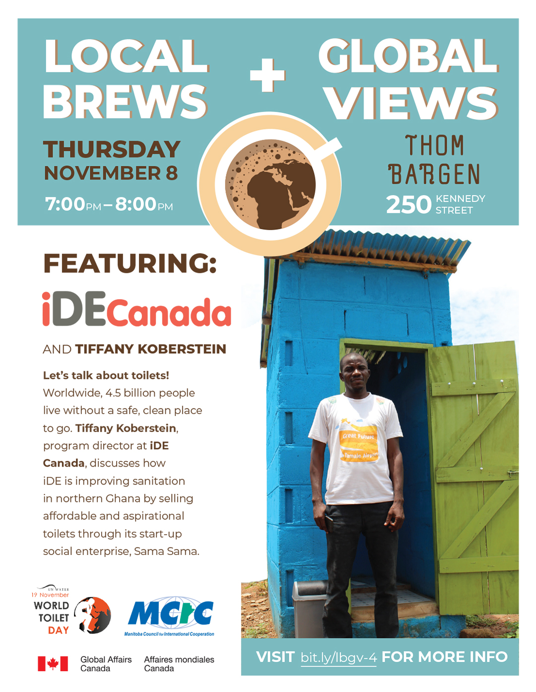 Let's talk toilets! Join us November 8, 2018