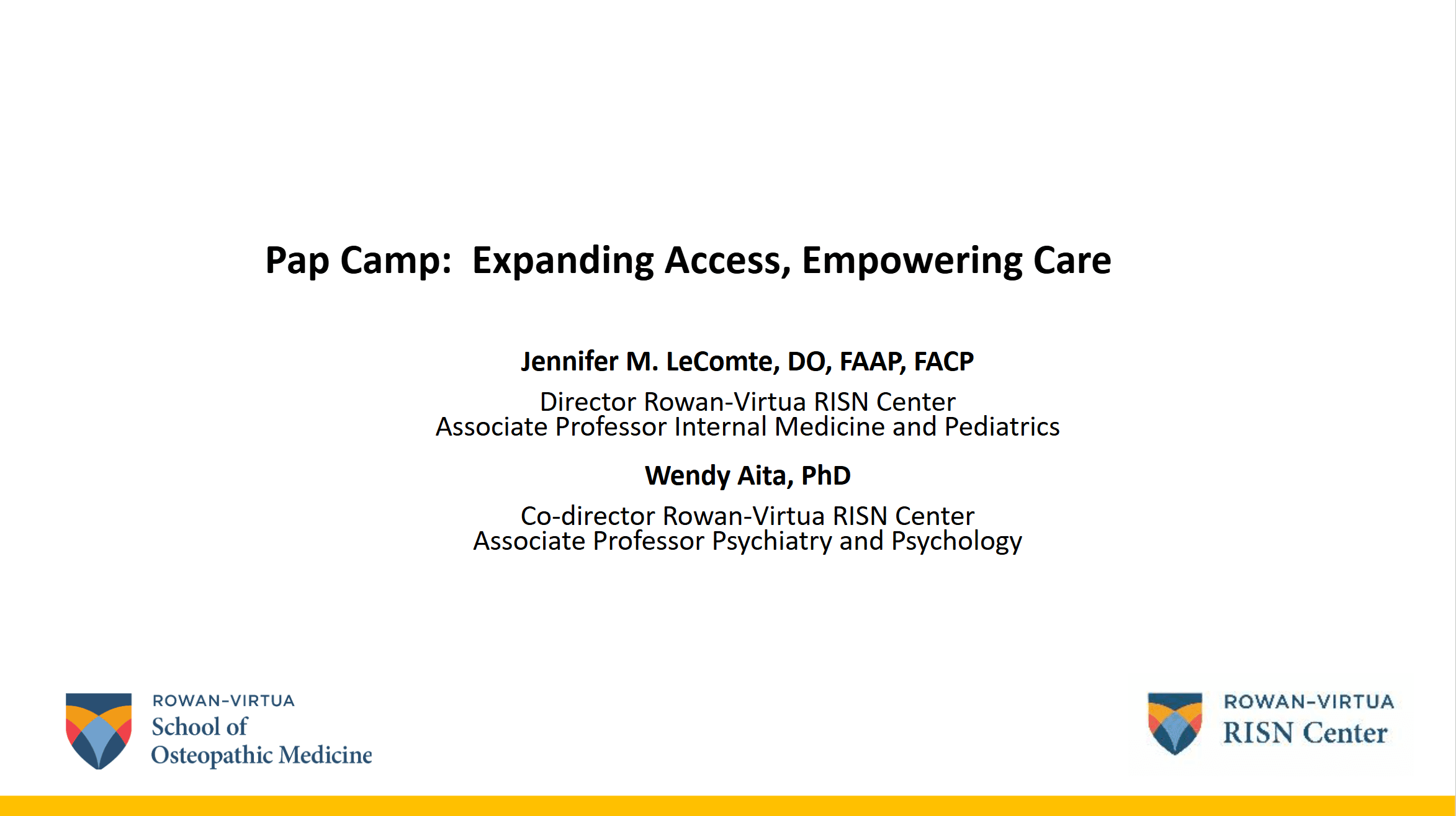 5/28/26 - Pap Camp: Expanding Access, Empowering Care - Recording