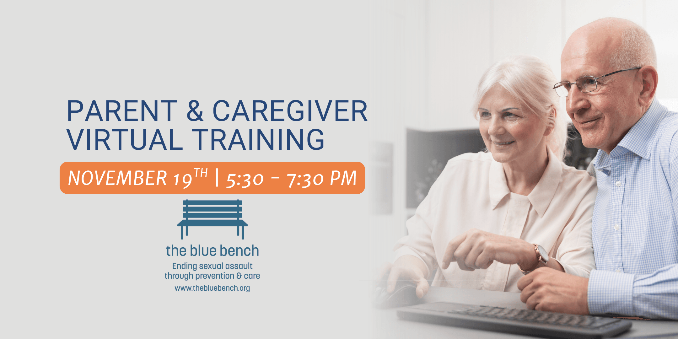 Parent & caregiver Virtual Training NOVEMBER 19TH | 5:30 - 7:30 PM