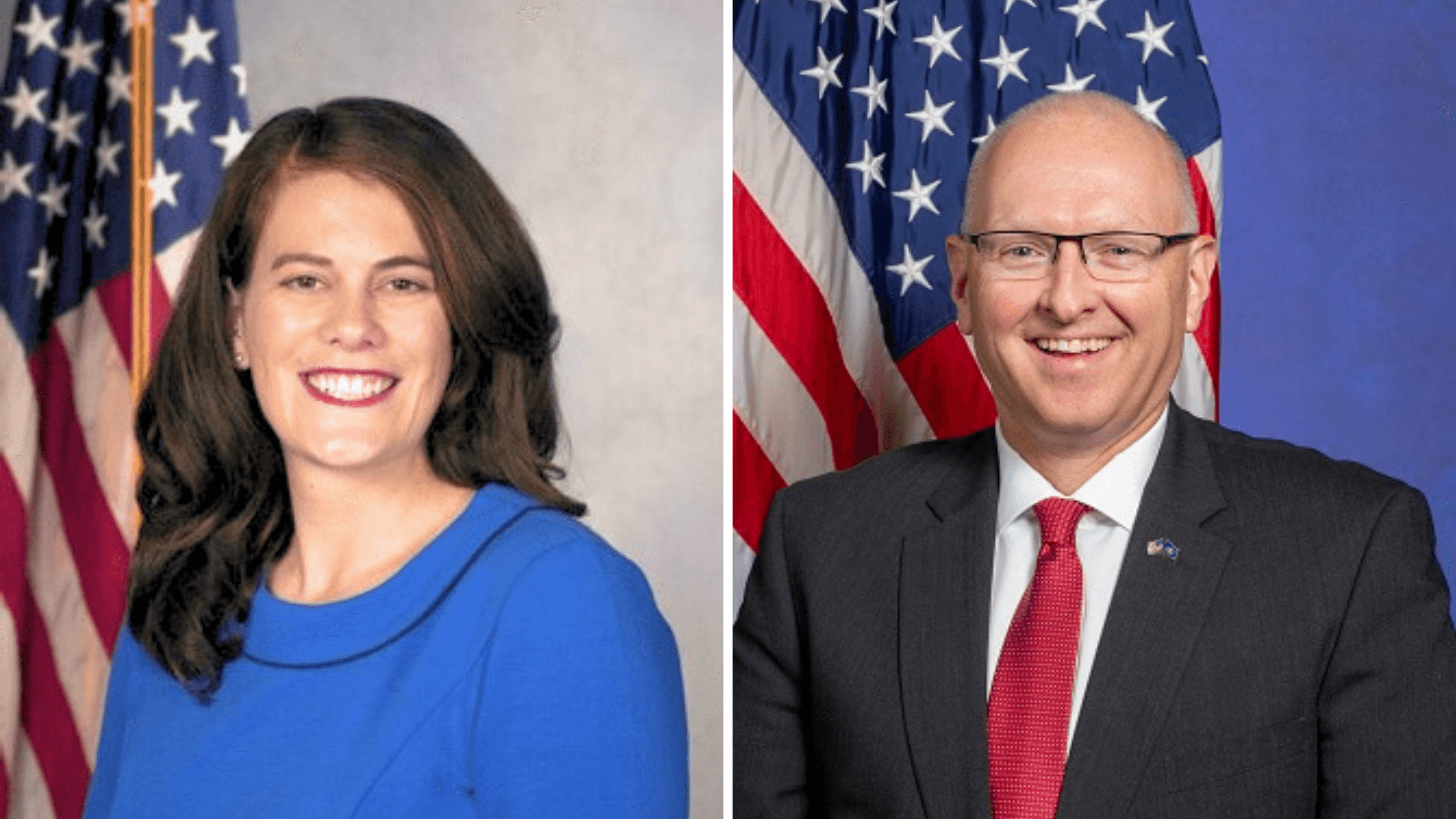 Headshots of PA Representatives Fiedler and Causer