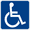 Wheel Chair Accessible logo.