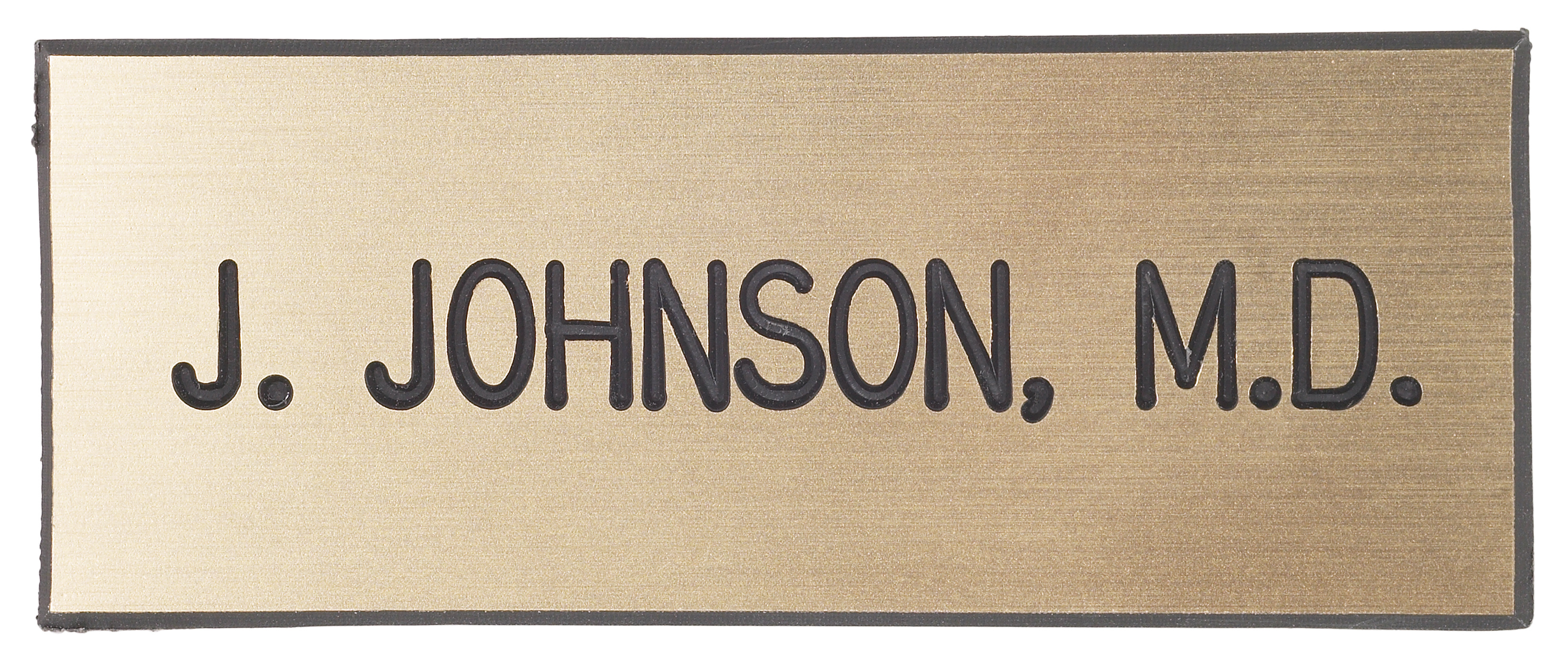 Name badges produced in Owings Mills, Maryland.