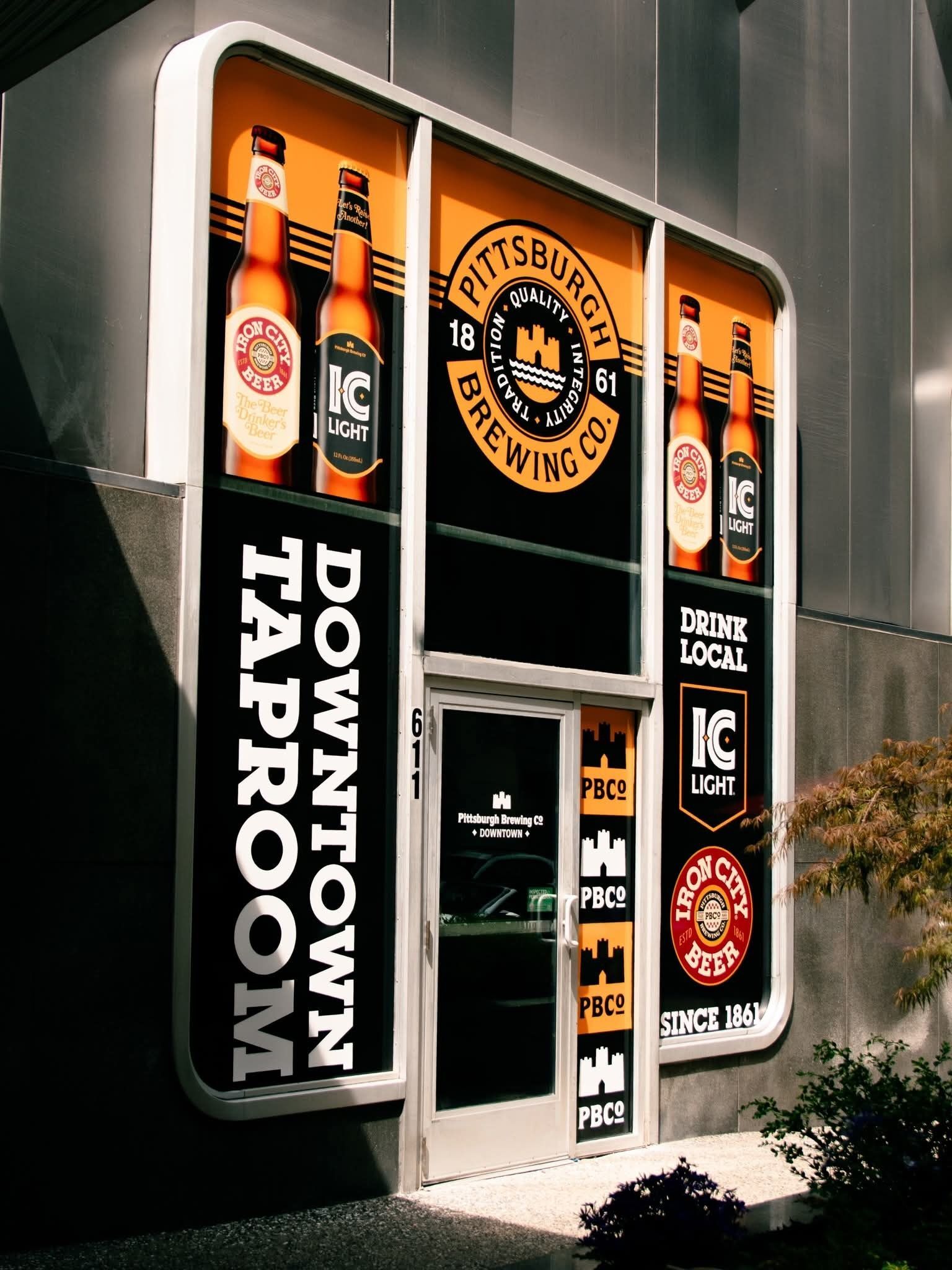 Recent Pittsbrugh Brewing Signage installed