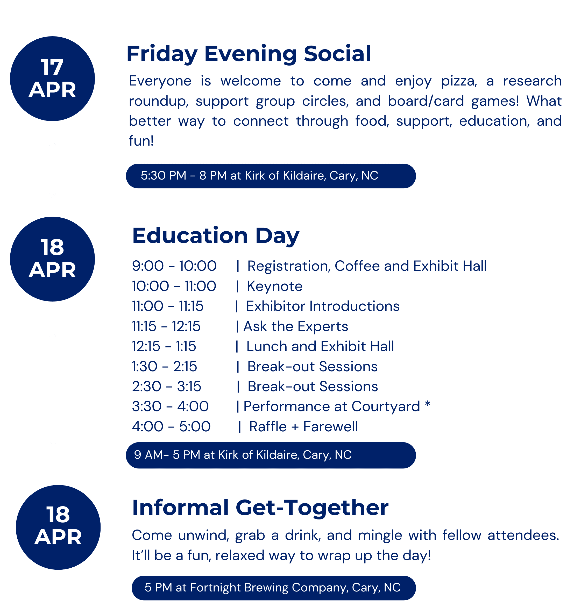 2026 Education Day Agenda