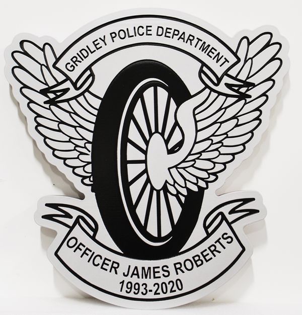 3D Brass,Silver, Painted or Wood Police Badge & Patch Plaques