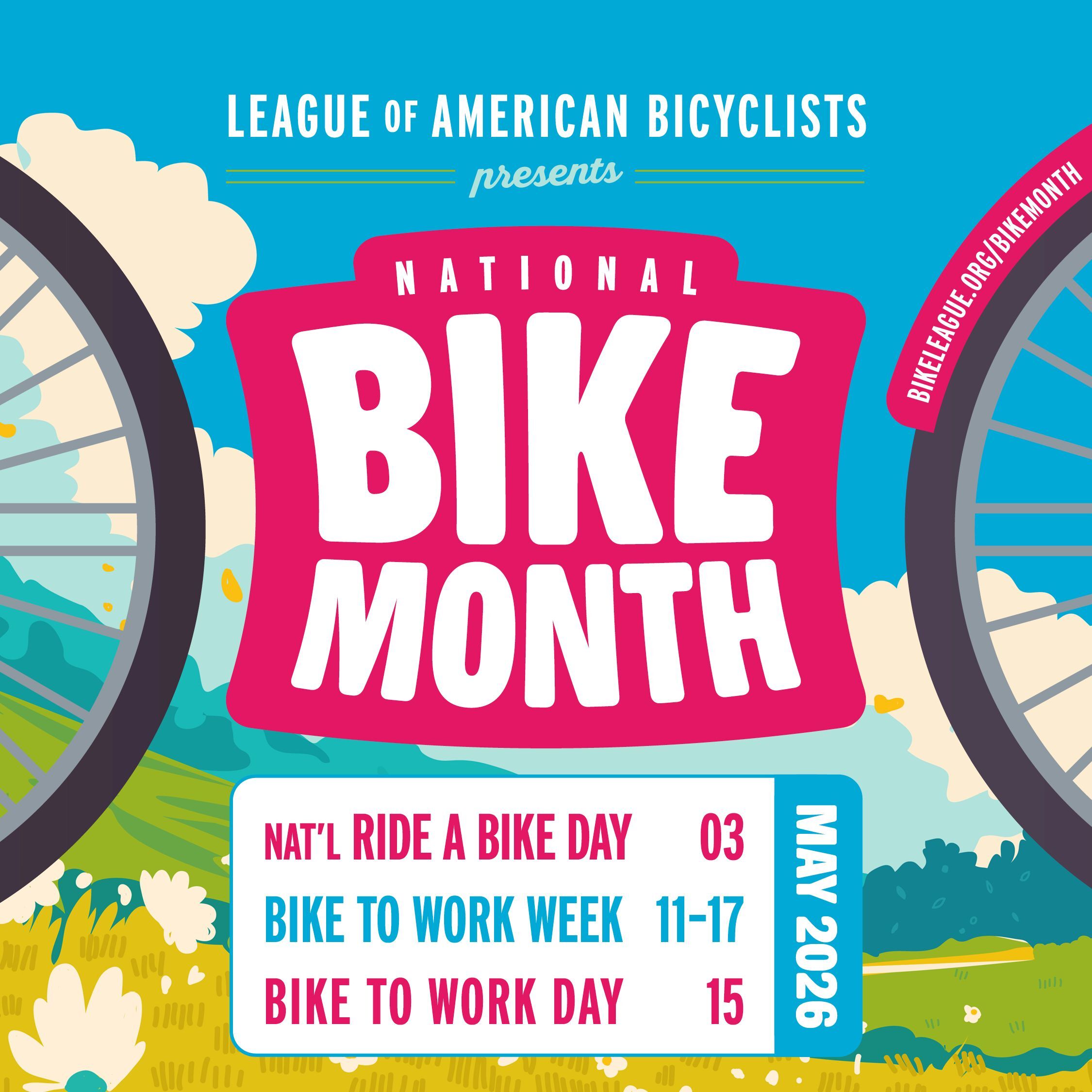 National Bike Month Graphics & Info