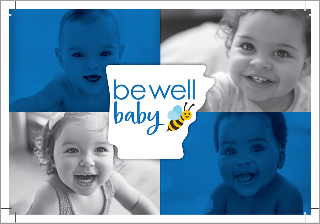 Be Well Baby Postcard