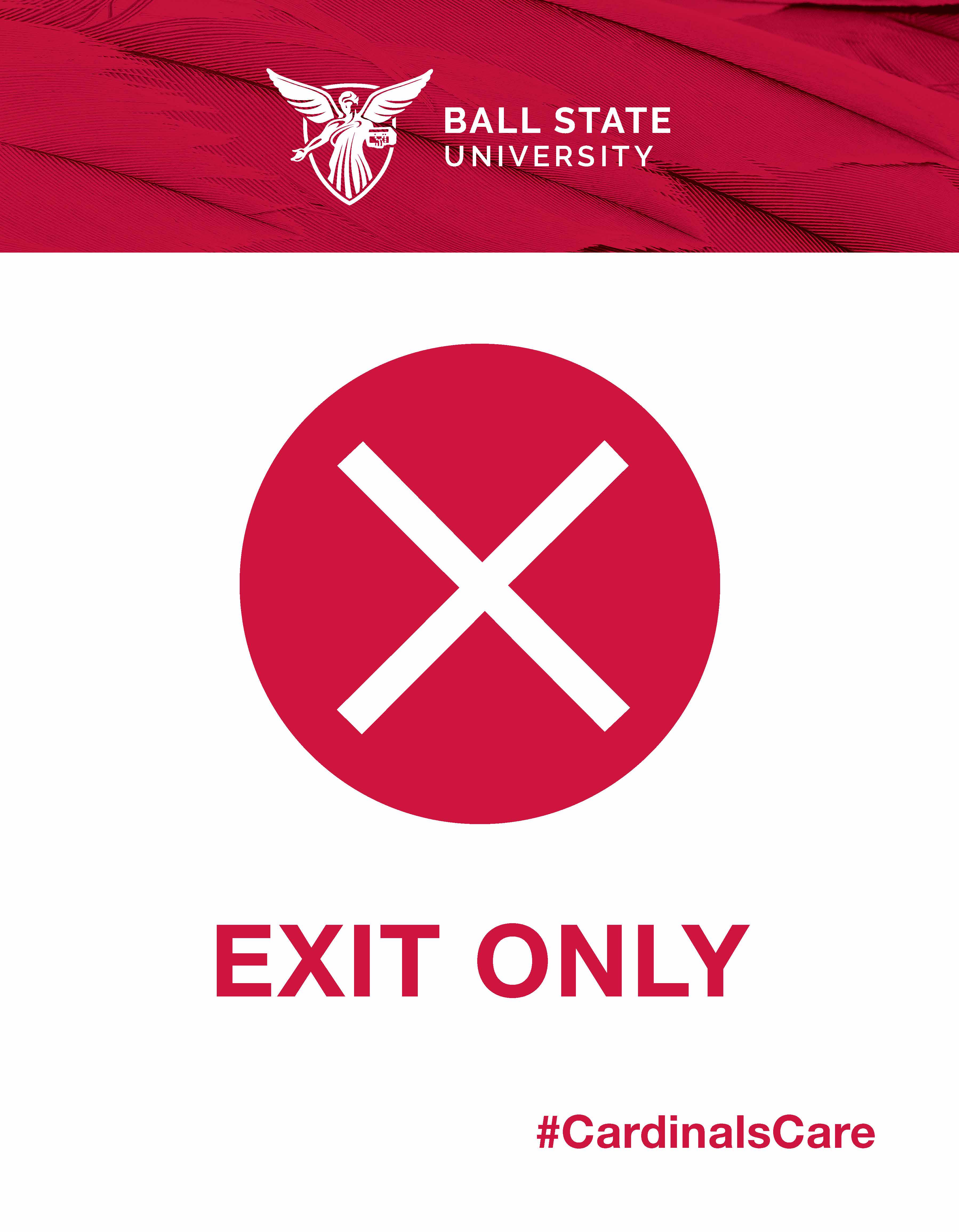 COVID-19 Signage – Exit Only Sign