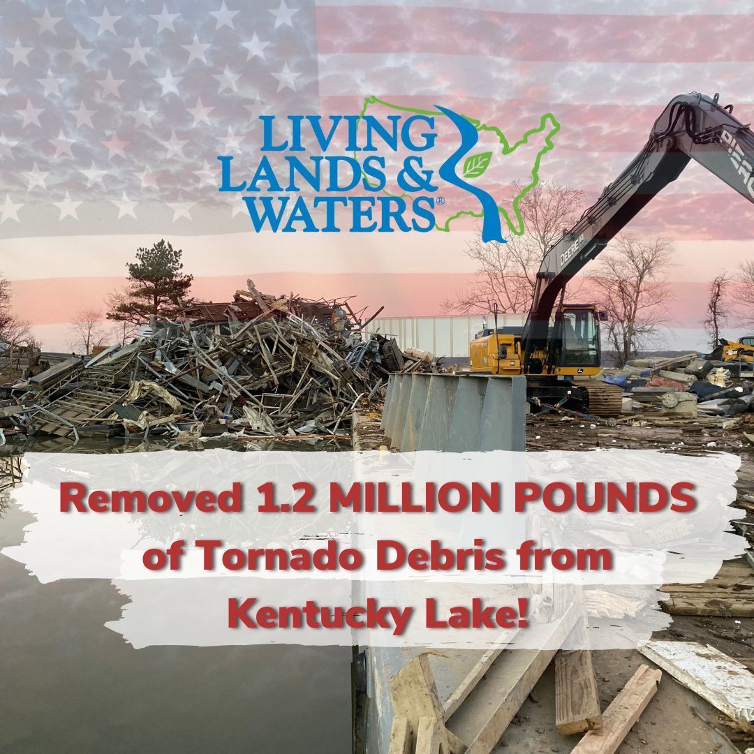 We are humbled to have helped clean up Kentucky Lake after the December Tornadoes. We are proud to share that we successfully removed 1.2 MILLION pounds of debris! Check out the 'Whats New' tab under Media and Events for more information!