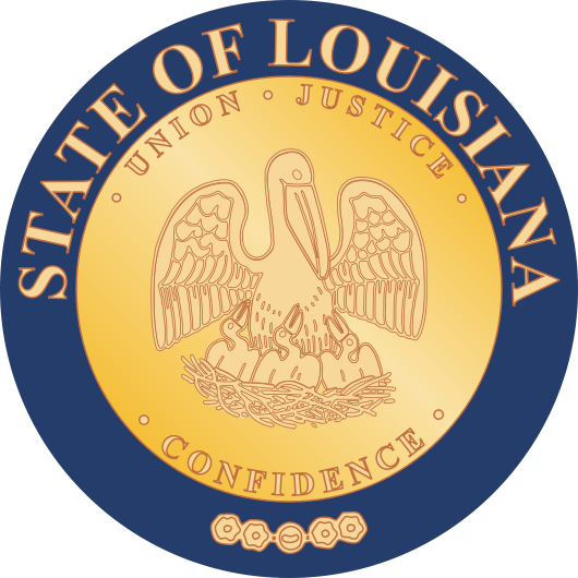 W32221-  Seal of Louisiana Wall Plaque