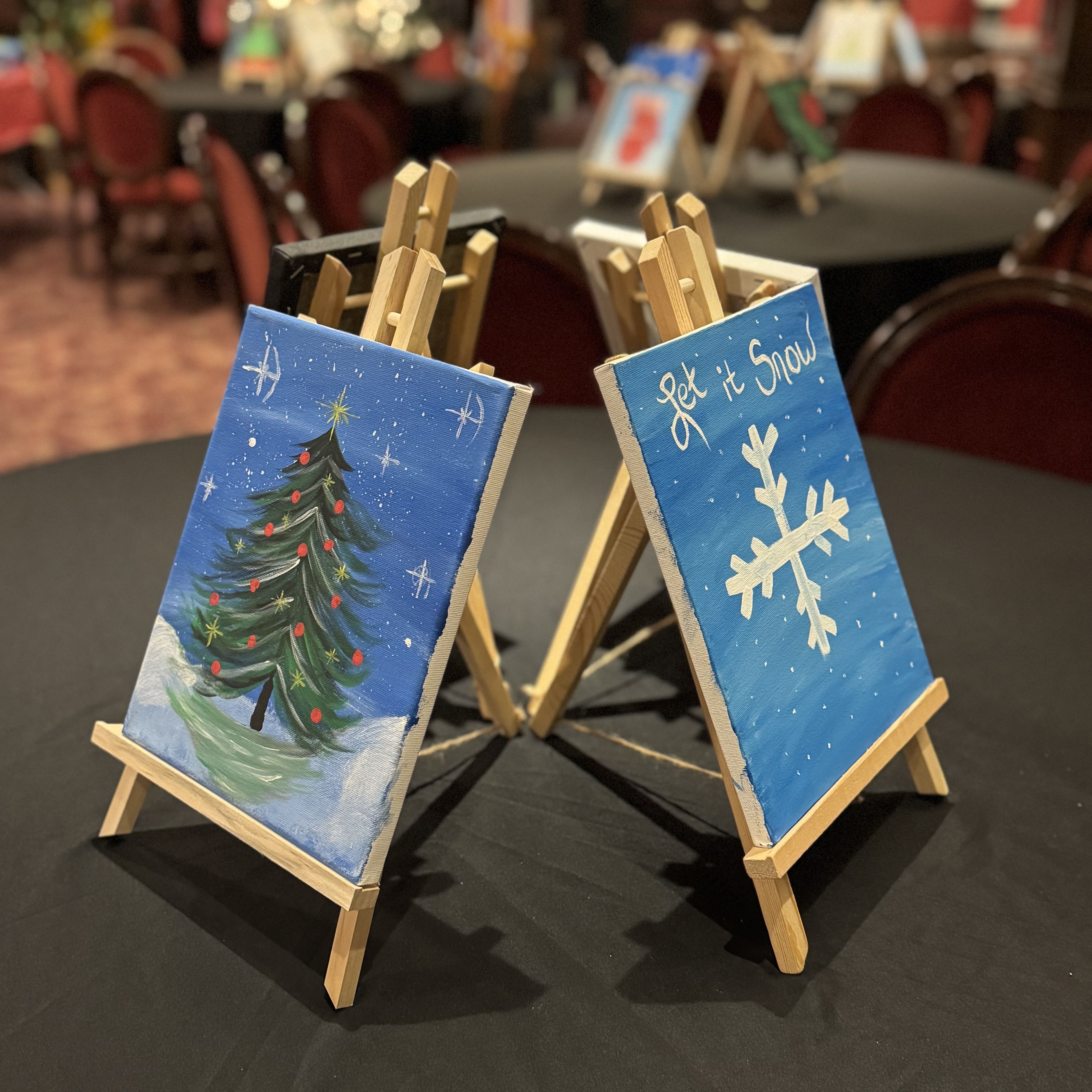 Winter Wonderland Art Gallery artwork display