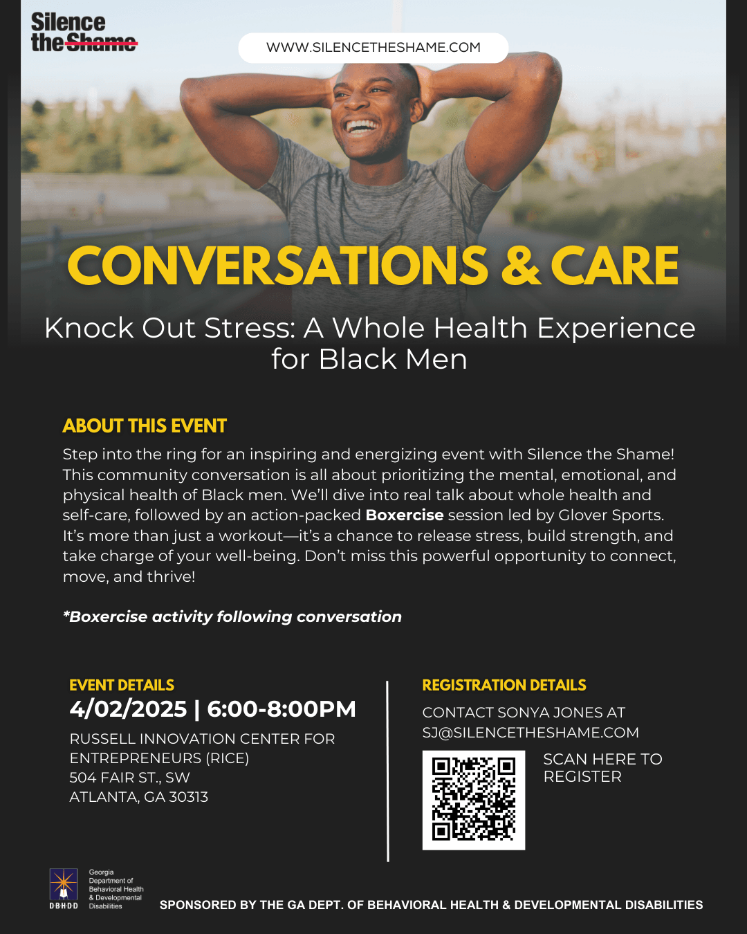 April 2nd @ 6PM EST: Knock Out Stress: A Whole Health Experience for Black Men (In-Person)