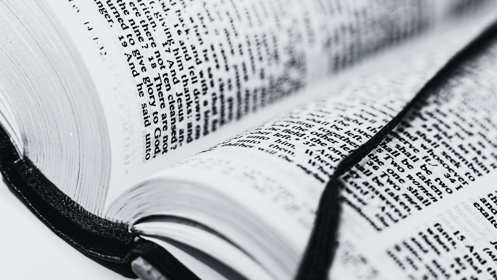open bible
