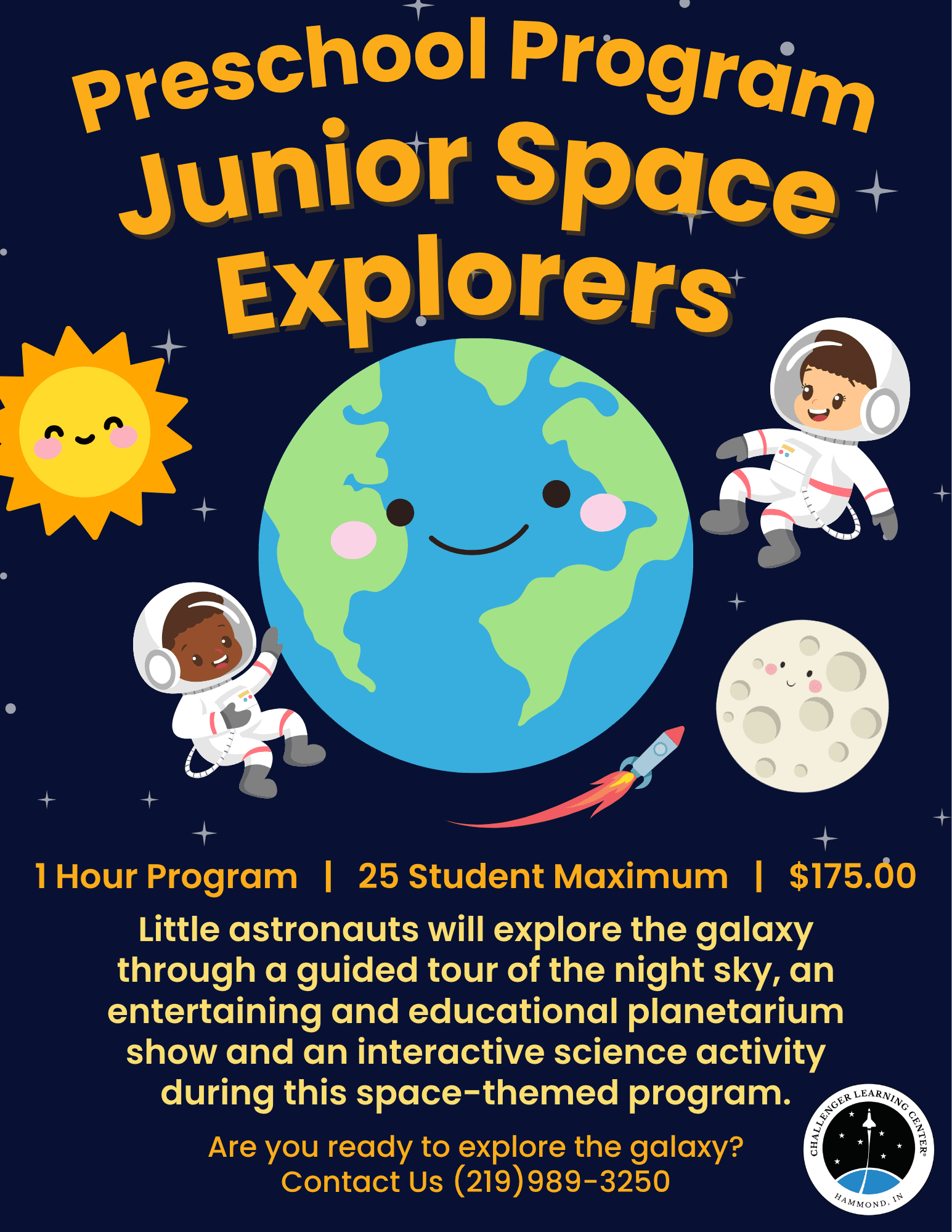 Junior Space Explorers (Pre-K)