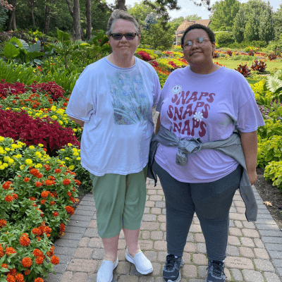 Taking a Walk at the Sunken Gardens