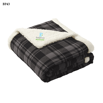 Port Authority ® Flannel Sherpa Blanket