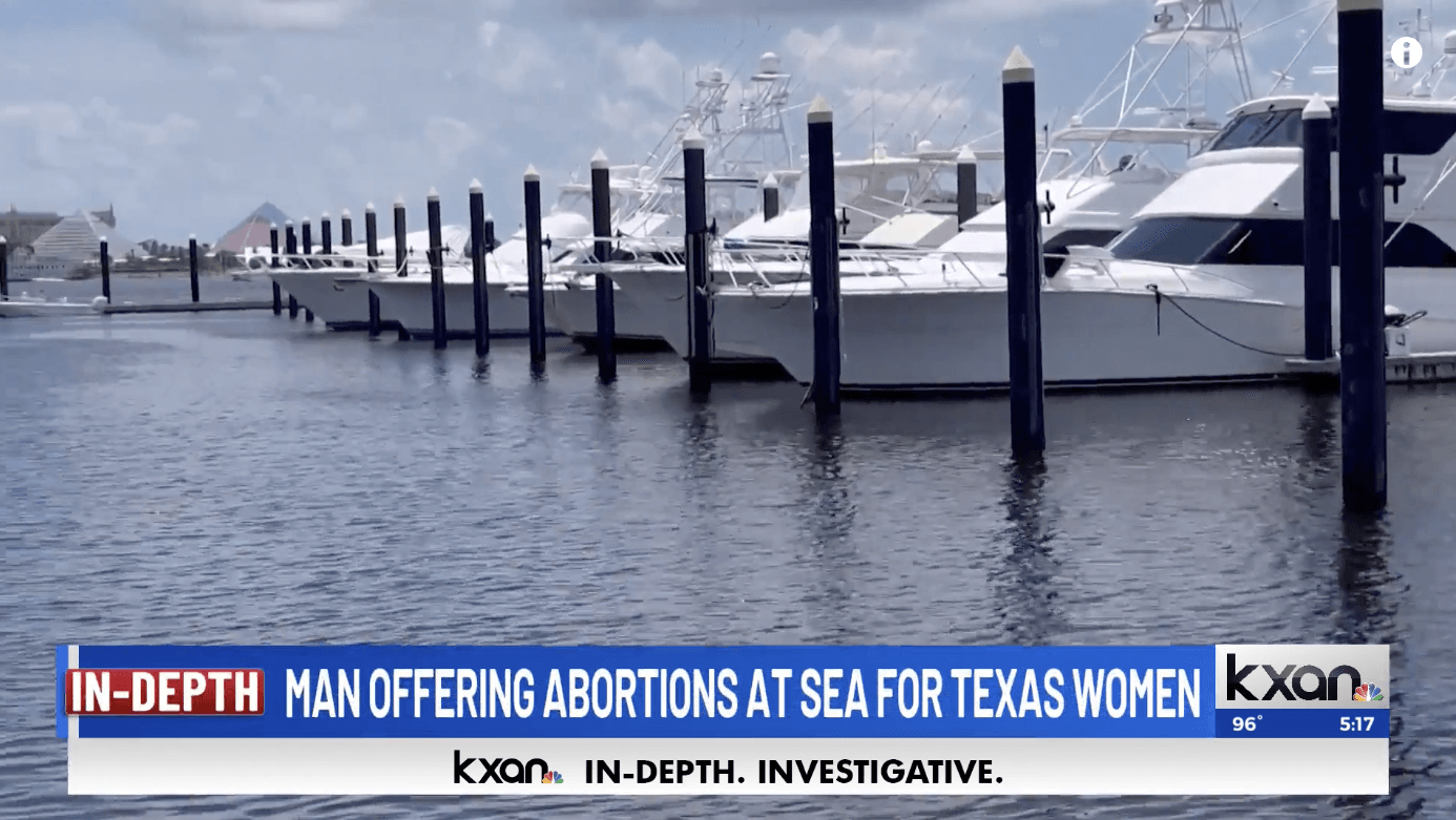 ‘I should not be running any medical facility’: Man offering abortions at sea for Texas women