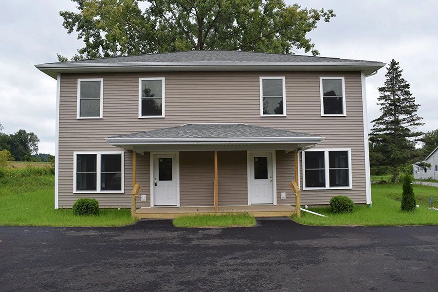 Exterior of house.