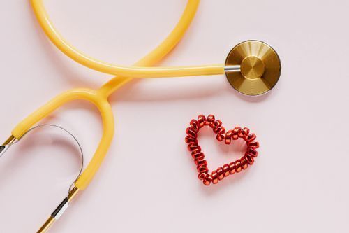 Stethoscope with heart
