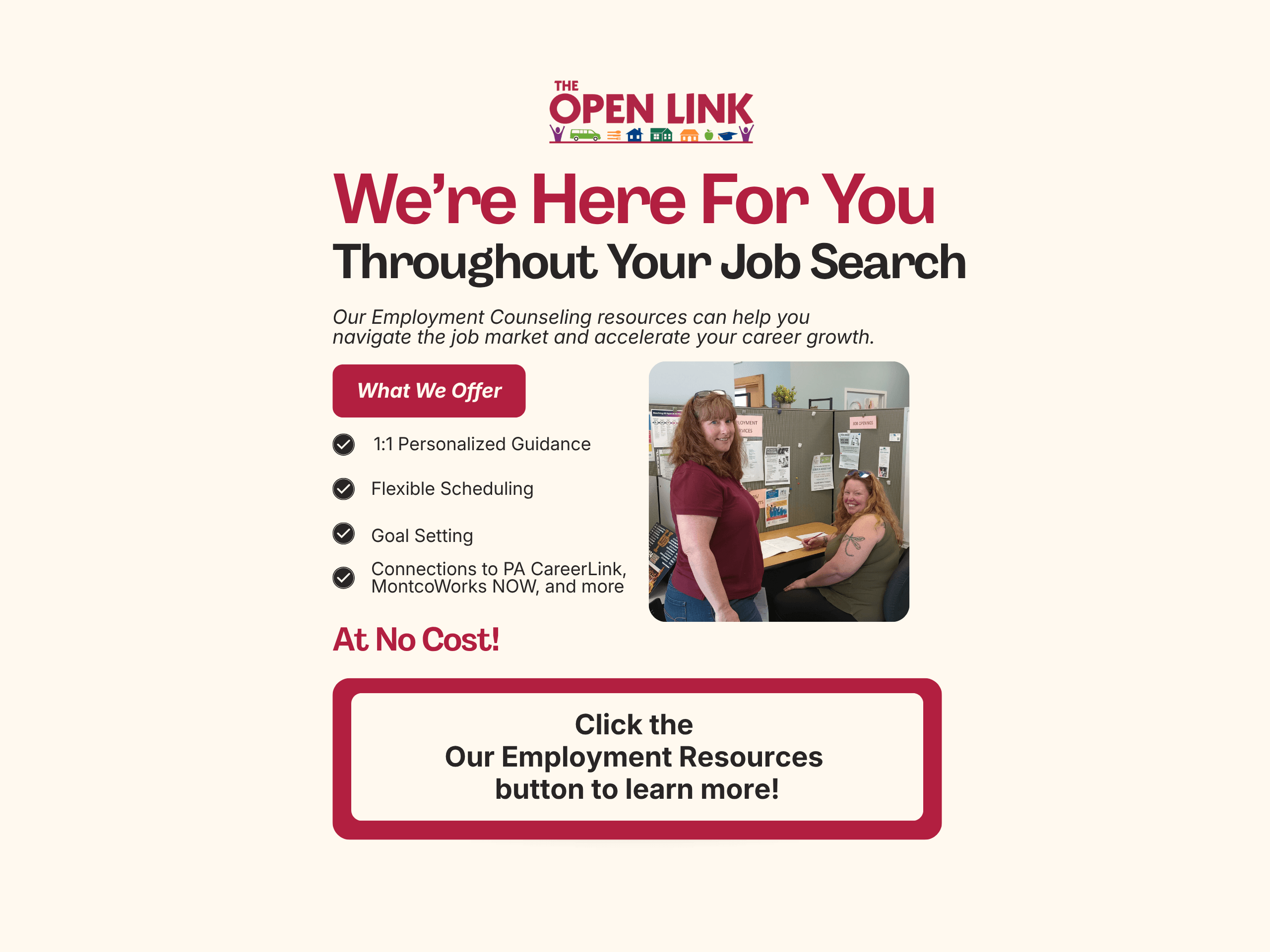 Enroll In Our Employment Counseling Services This Summer!