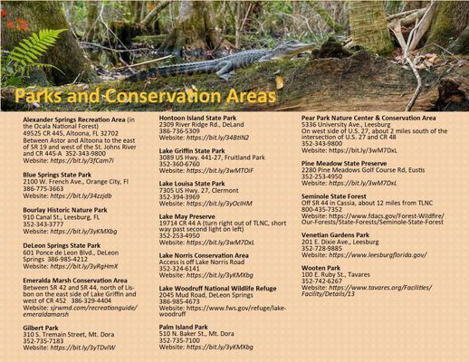 Parks & Conservation Areas