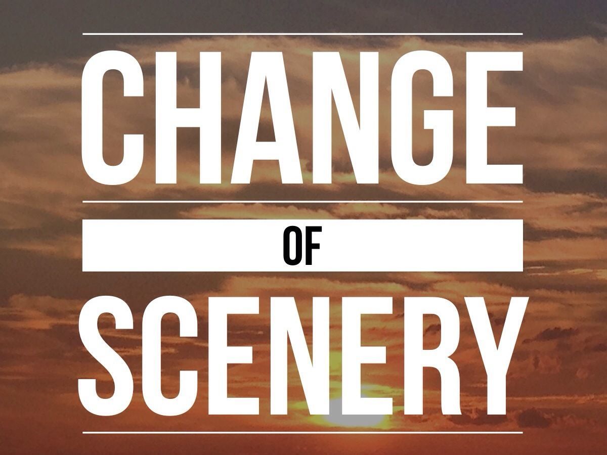 Be mindful to what change of scenery you can create right in your own home, neighborhood or city that will ignite the fires within and generate a brain boost of happiness and joy. 