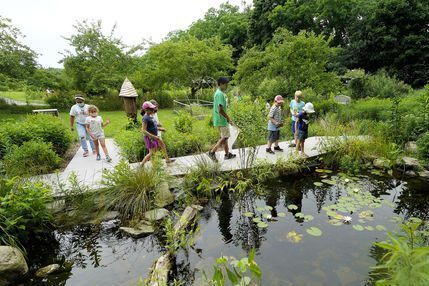 Children at the Audubon Nature Center & Aquarium