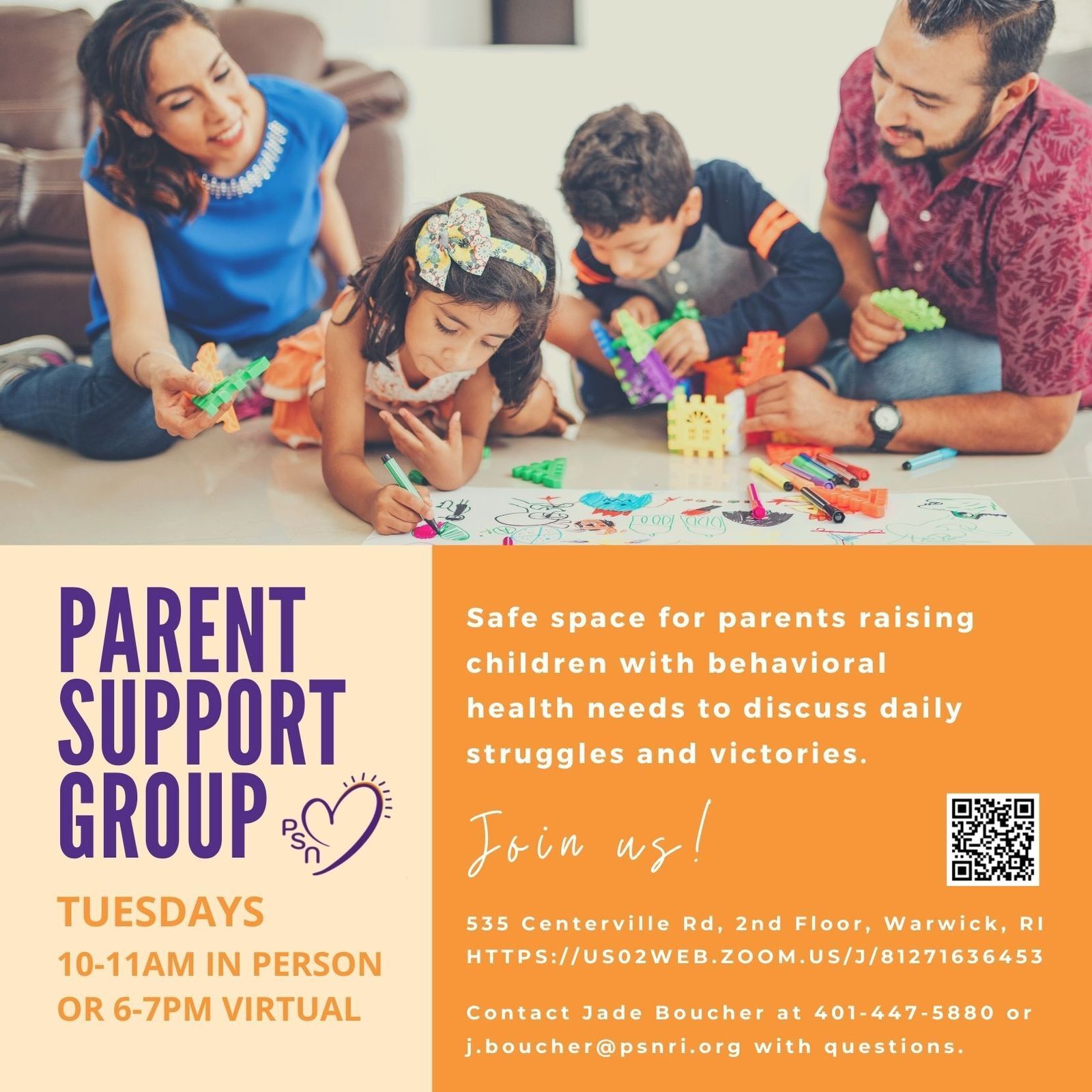 Child & Family Support : Our Services : Parent Support Network of Rhode ...