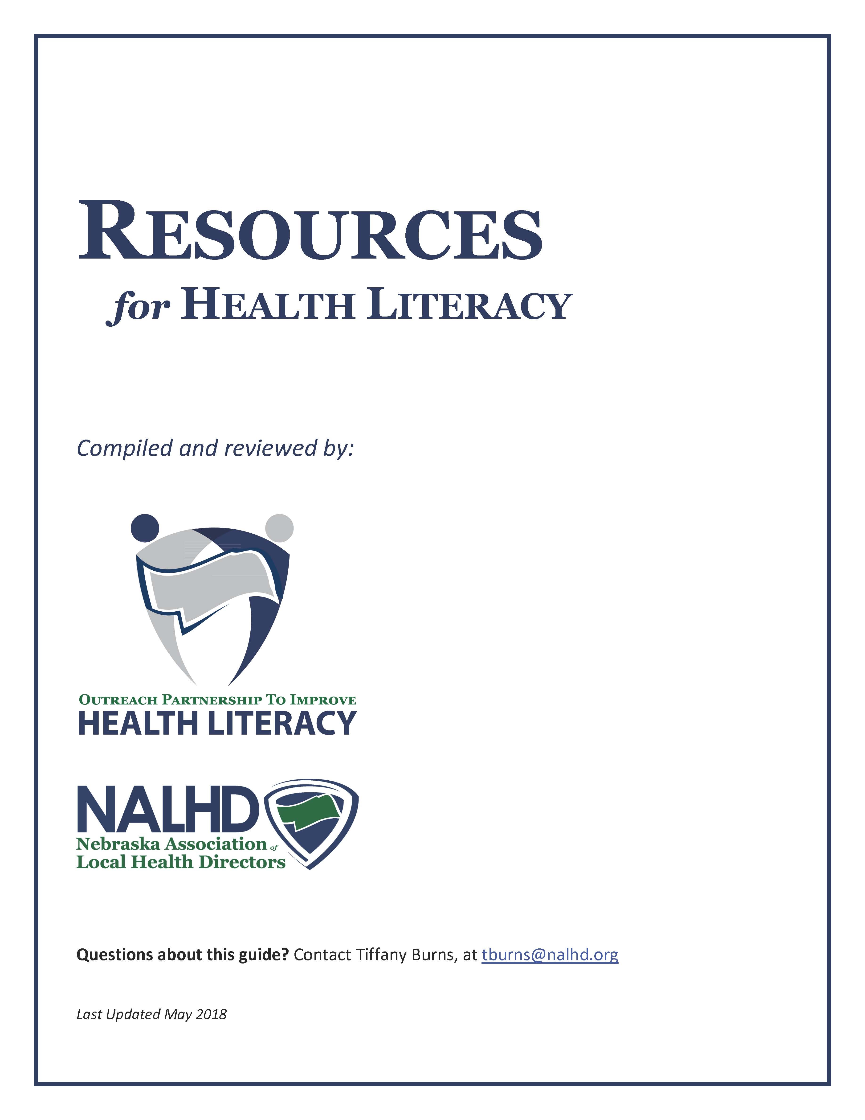Health Literacy Resources