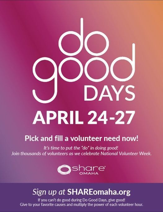 How to get involved in Do Good Days Omaha