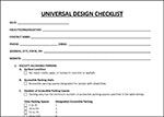 Universal Design Checklist