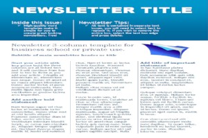 Newsletters