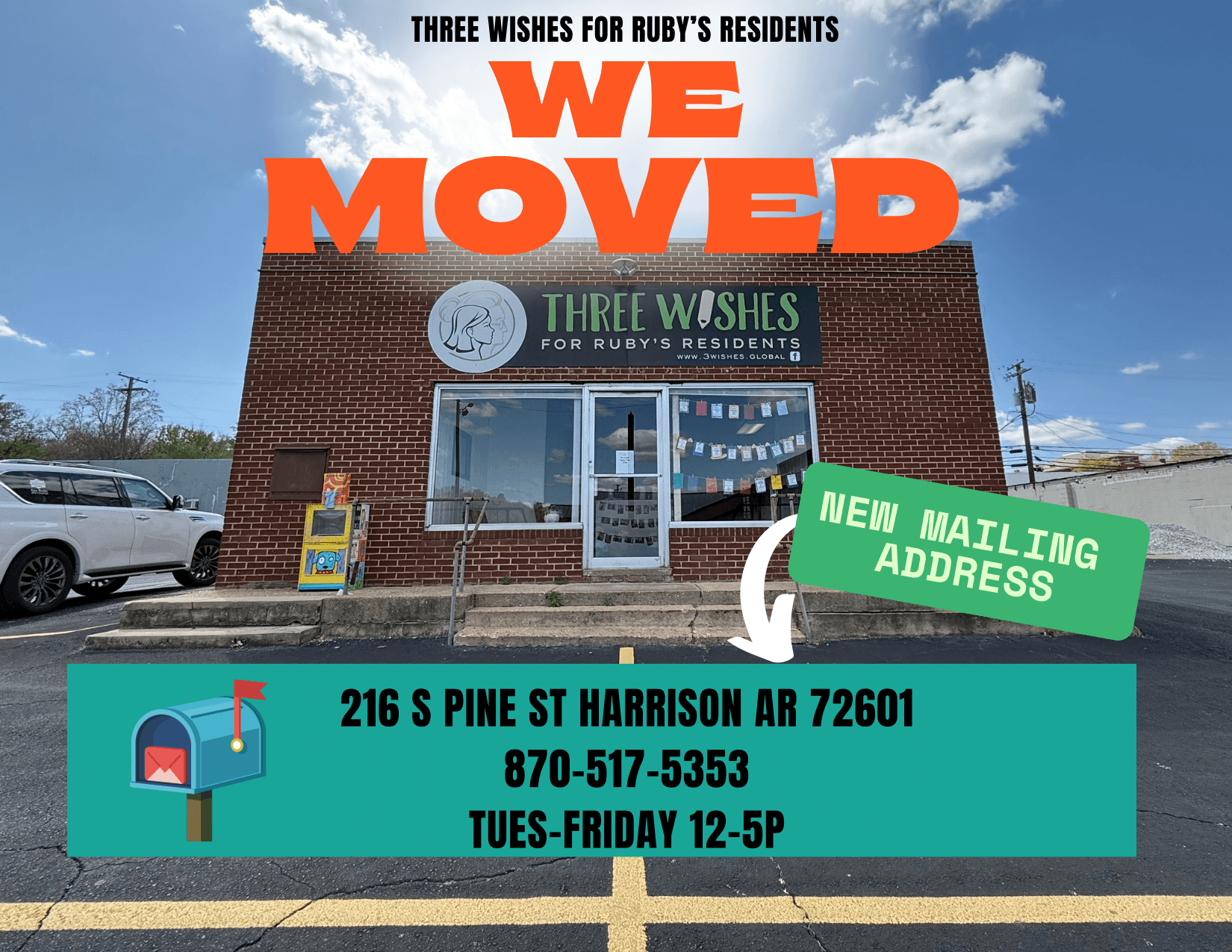 We have a NEW address!
