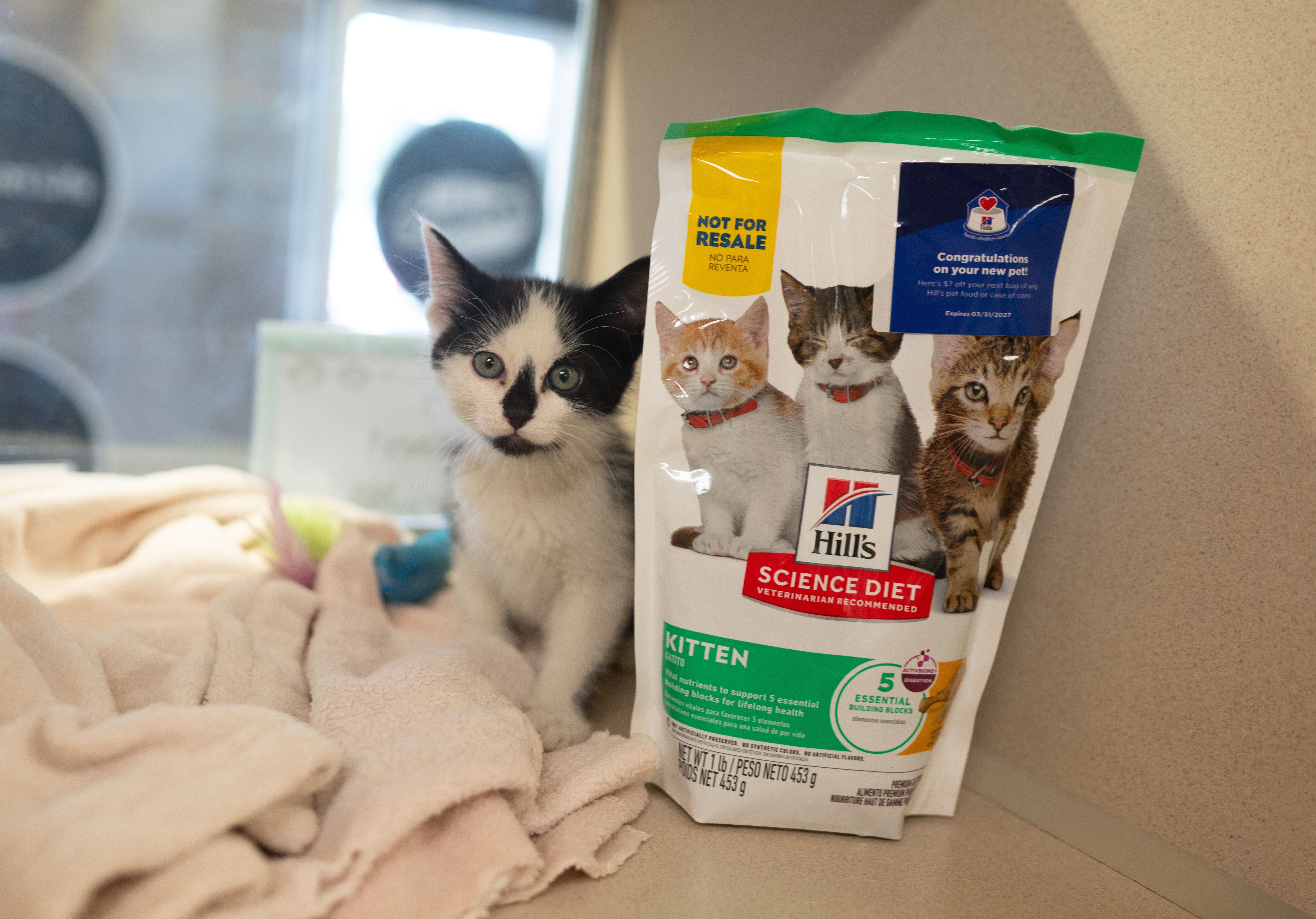 Thank you to Hill's Pet Nutrition for their support of shelter pets!