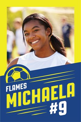 Vertical Banner with Photo: Soccer